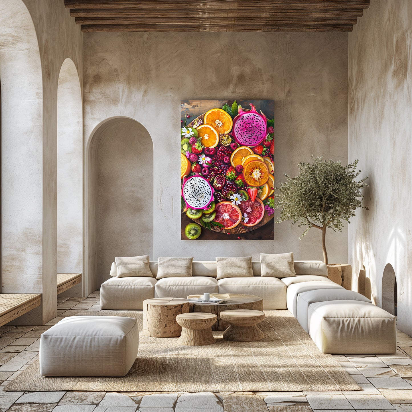 TABLEAU FRUITS EXOTIQUES