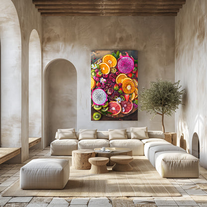 TABLEAU FRUITS EXOTIQUES