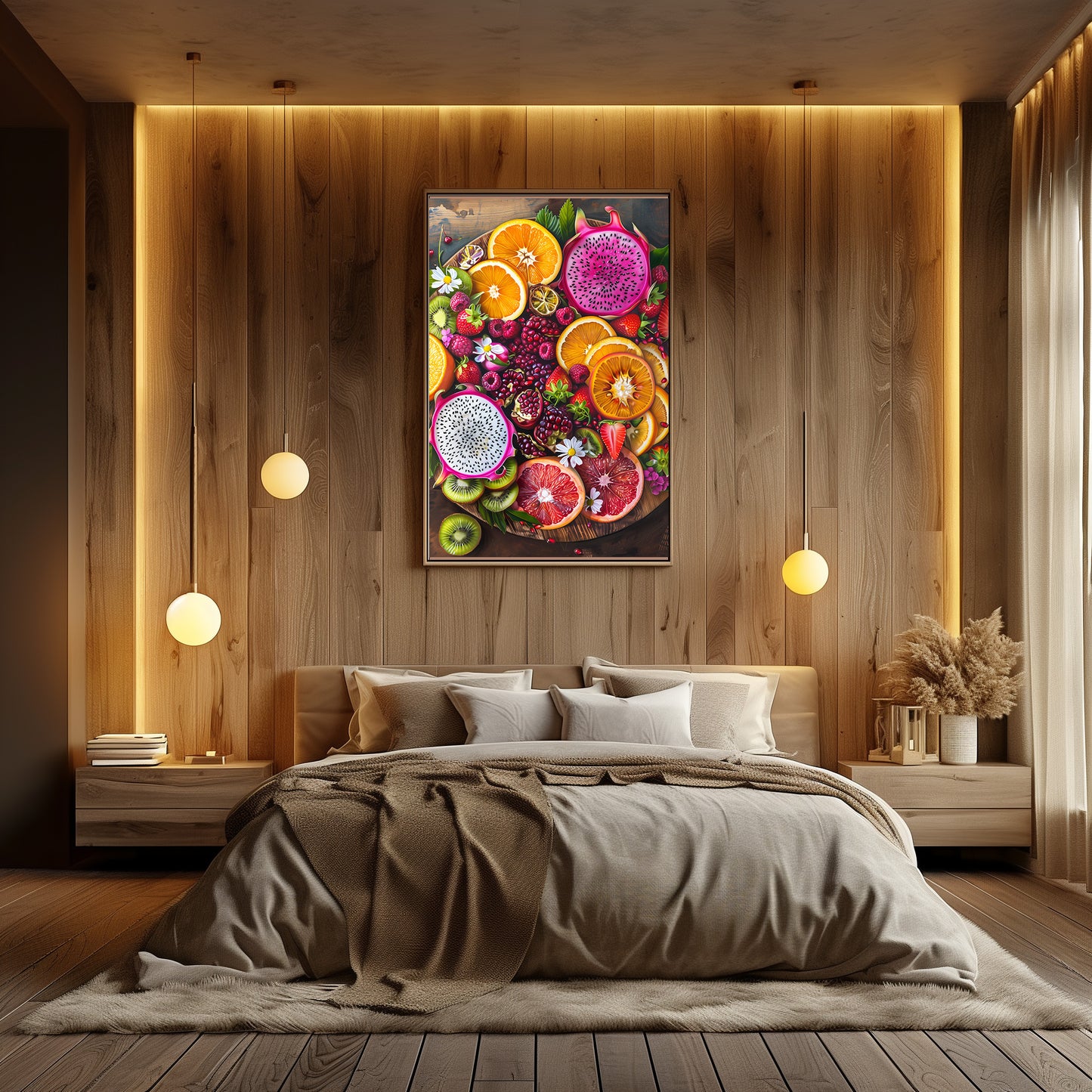 TABLEAU FRUITS EXOTIQUES