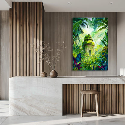 TABLEAU TEMPLE JUNGLE