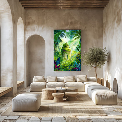 TABLEAU TEMPLE JUNGLE