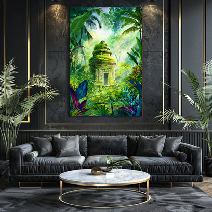 TABLEAU TEMPLE JUNGLE