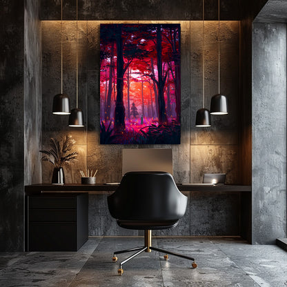 TABLEAU FORÊT JAPON