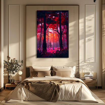 TABLEAU FORÊT JAPON