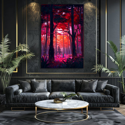 TABLEAU FORÊT JAPON