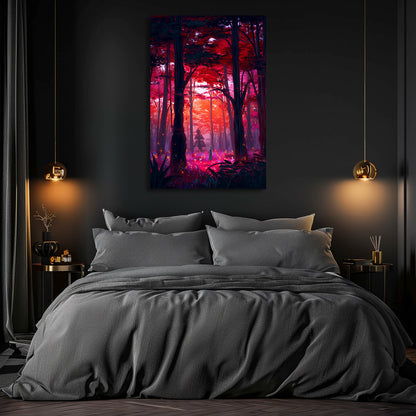 TABLEAU FORÊT JAPON