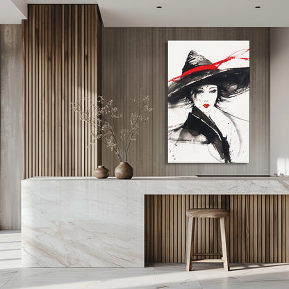 TABLEAU FEMME AQUARELLE