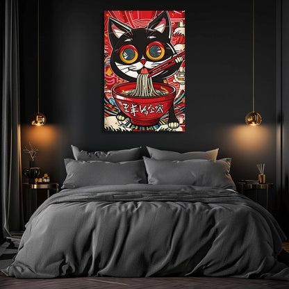 TABLEAU CHAT RAMEN POP