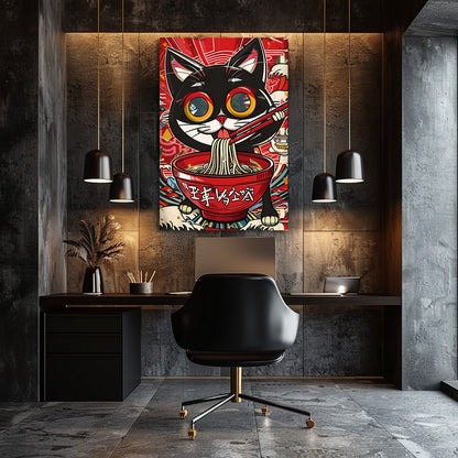 TABLEAU CHAT RAMEN POP