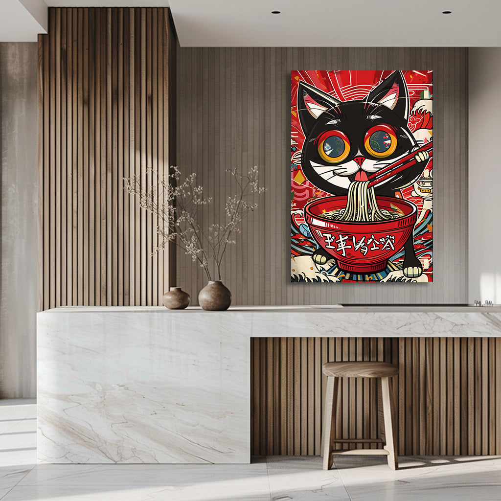 TABLEAU CHAT RAMEN POP