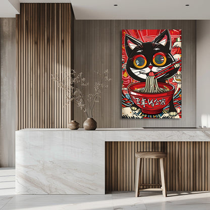 TABLEAU CHAT RAMEN POP