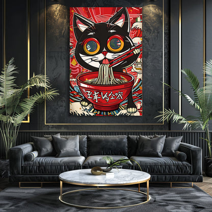 TABLEAU CHAT RAMEN POP