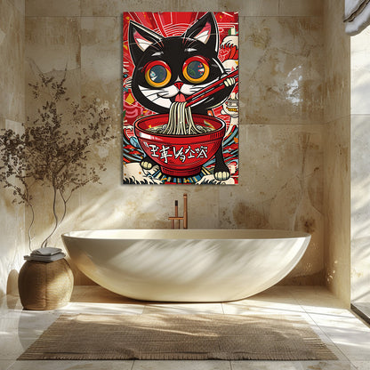 TABLEAU CHAT RAMEN POP