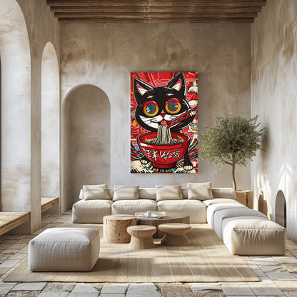 TABLEAU CHAT RAMEN POP