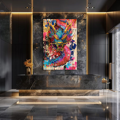 TABLEAU DRAGON CHINOIS