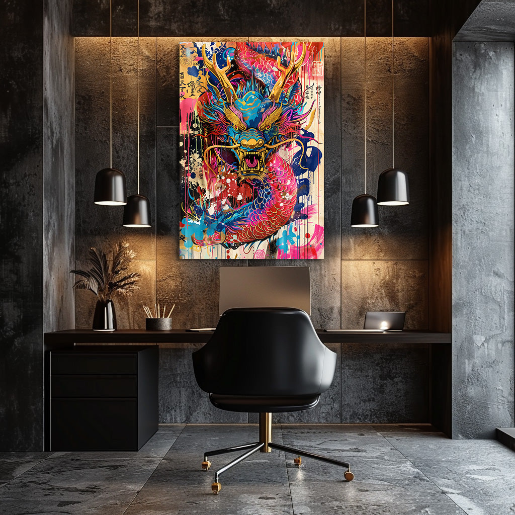 TABLEAU DRAGON CHINOIS