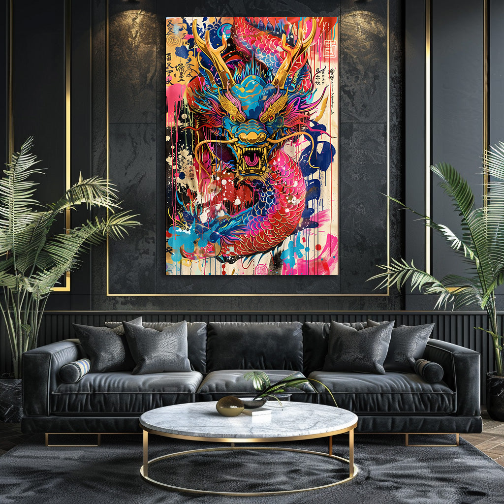 TABLEAU DRAGON CHINOIS