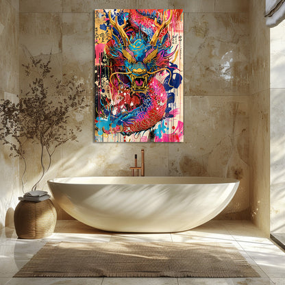 TABLEAU DRAGON CHINOIS