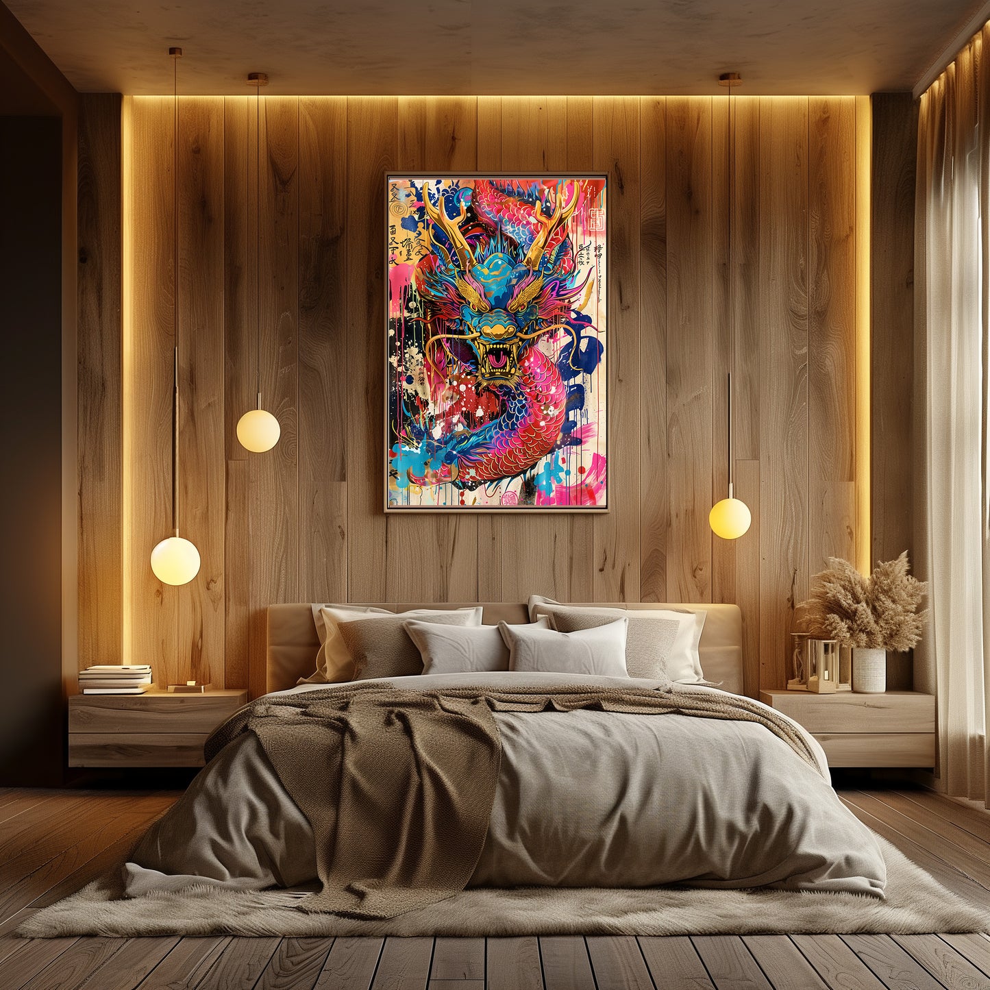 TABLEAU DRAGON CHINOIS