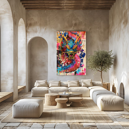 TABLEAU DRAGON CHINOIS