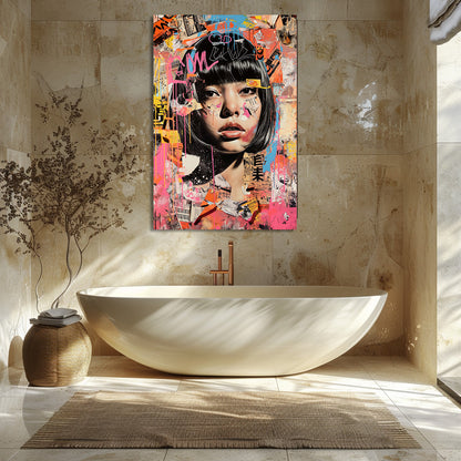 TABLEAU GRAFFITI FEMME