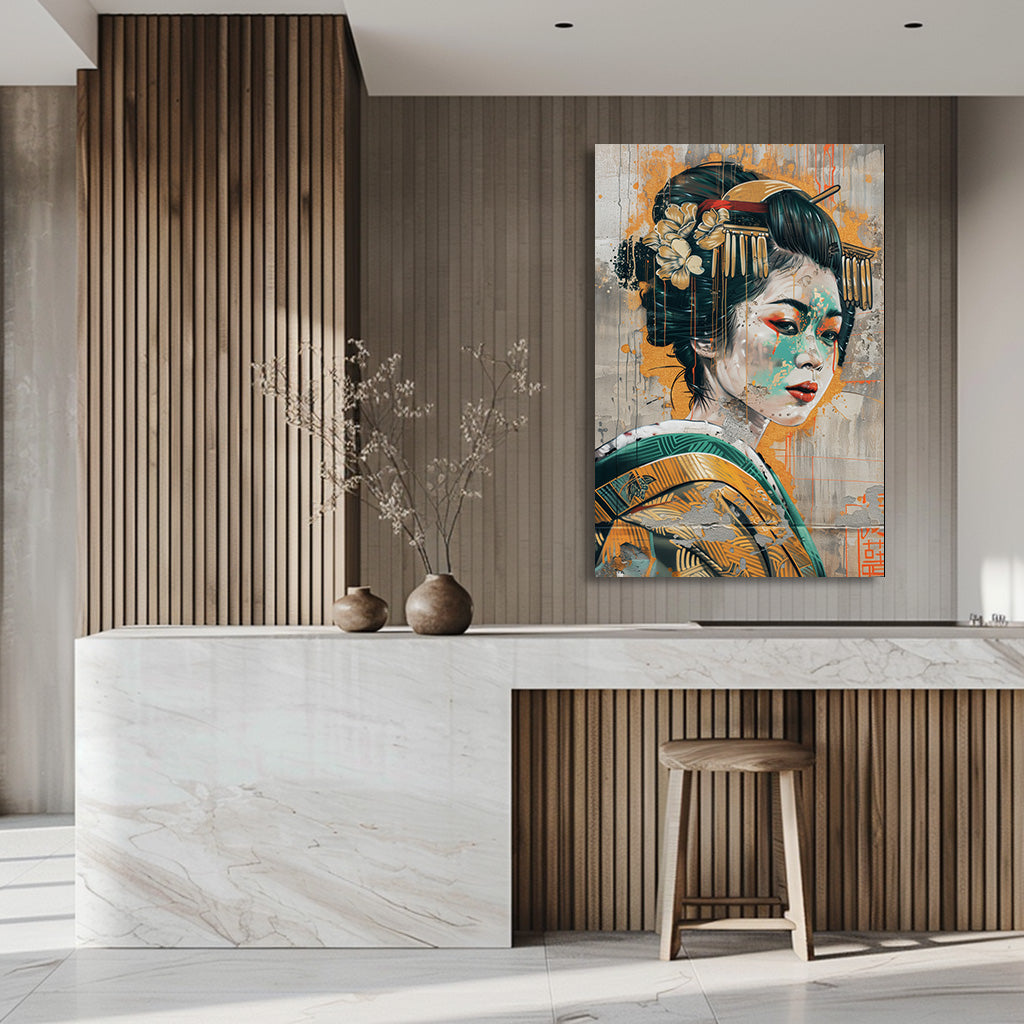 TABLEAU GEISHA MODERNE