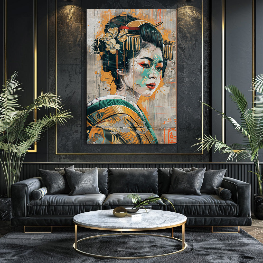 TABLEAU GEISHA MODERNE