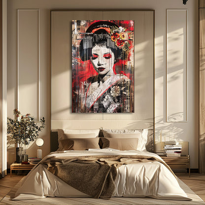 TABLEAU GEISHA ROUGE
