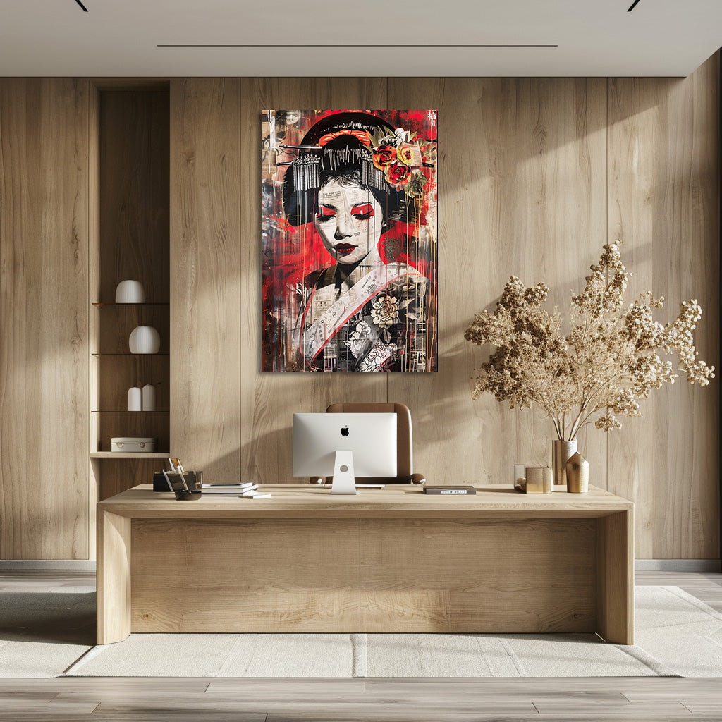 TABLEAU GEISHA ROUGE