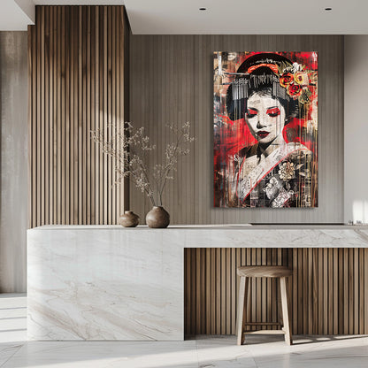 TABLEAU GEISHA ROUGE