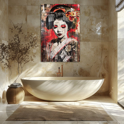 TABLEAU GEISHA ROUGE