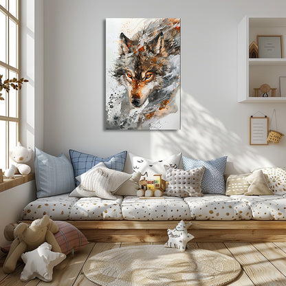 TABLEAU LOUP SAUVAGE