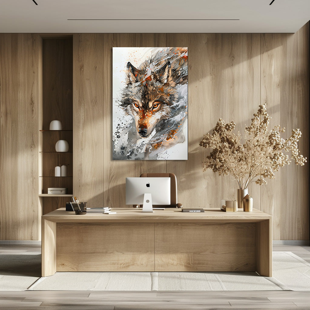 TABLEAU LOUP SAUVAGE