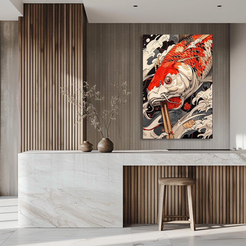 TABLEAU POISSON JAPONAIS