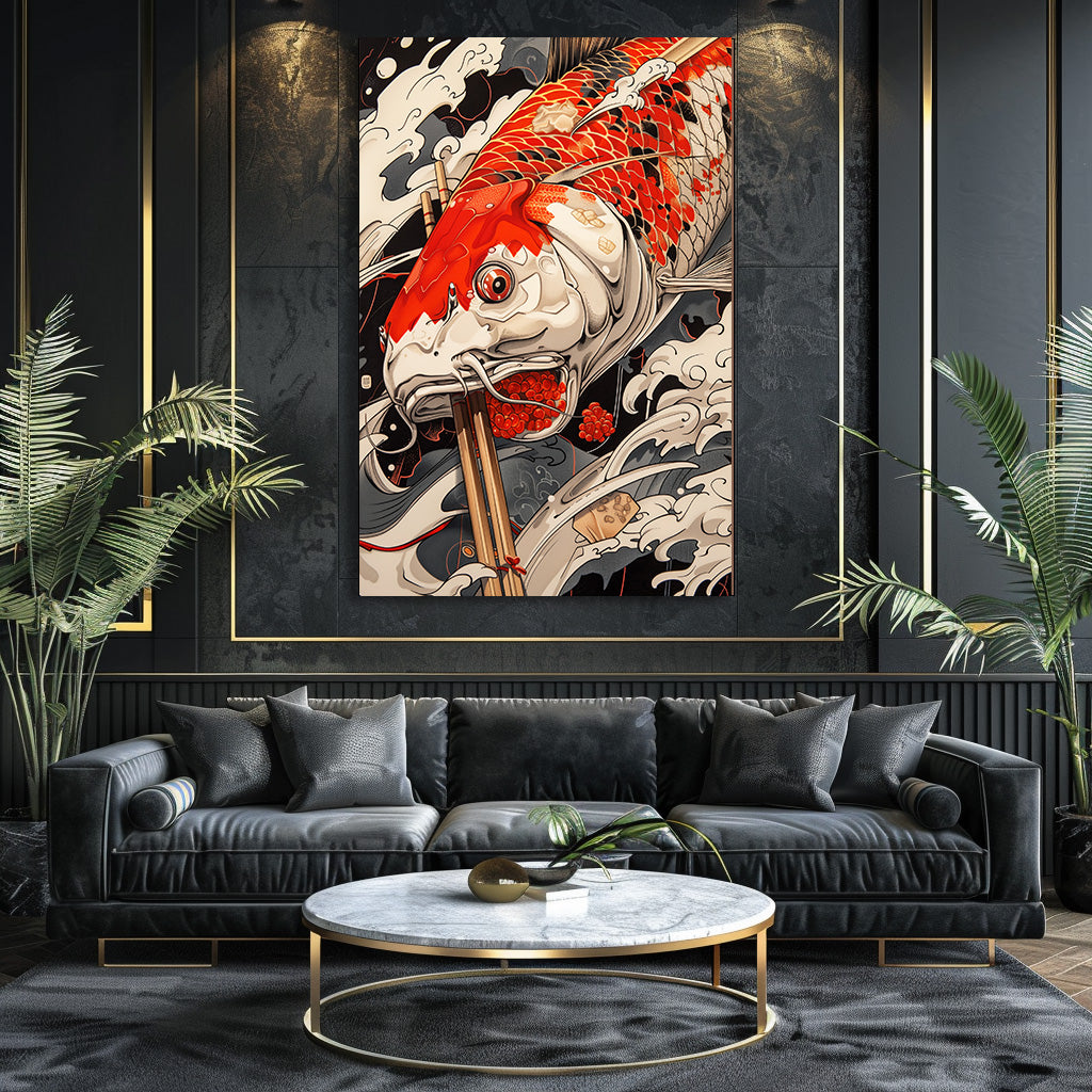 TABLEAU POISSON JAPONAIS