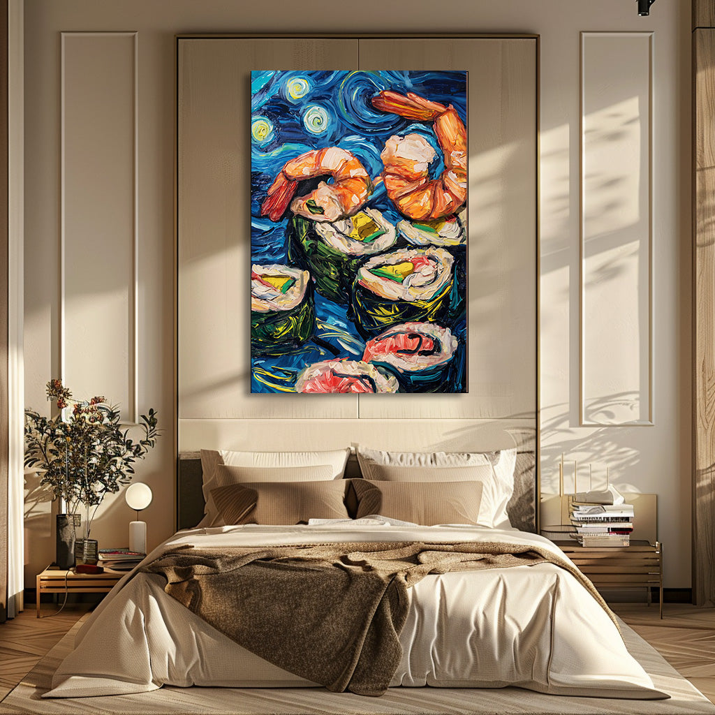 TABLEAU JAPONAIS COLORÉ