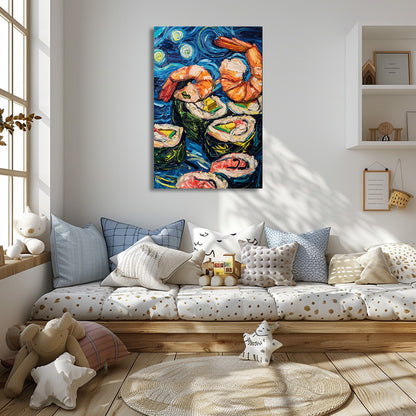 TABLEAU JAPONAIS COLORÉ