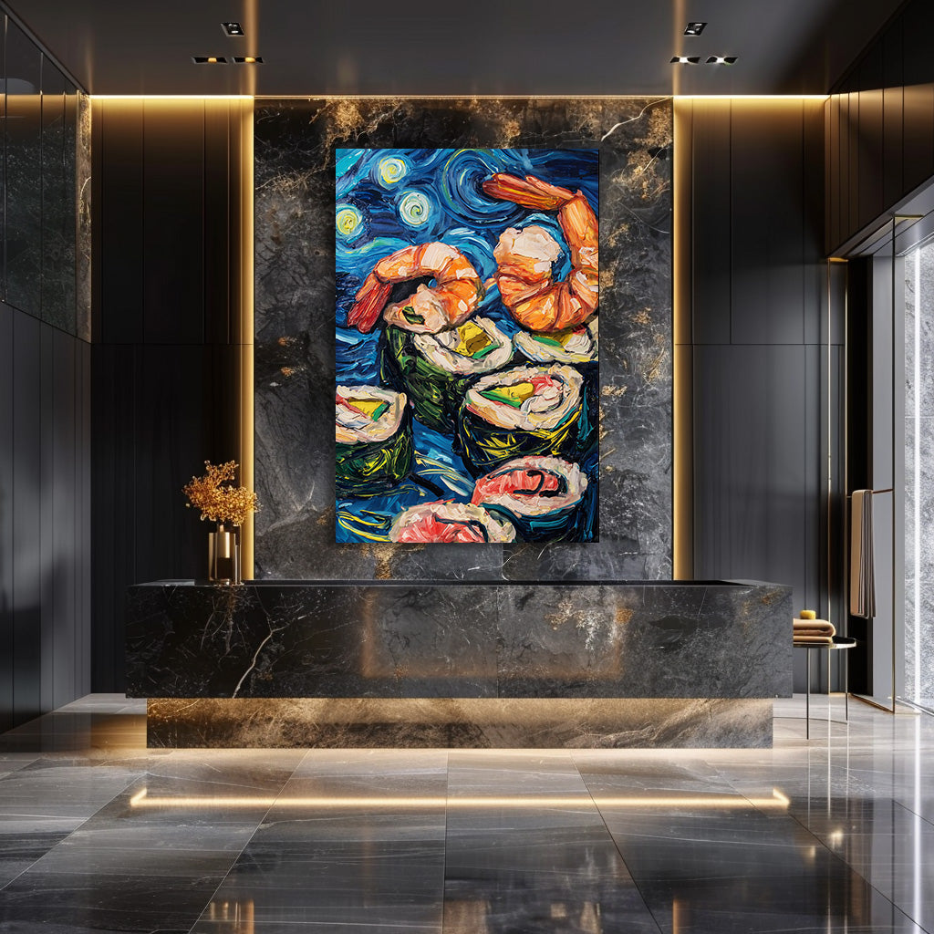 TABLEAU JAPONAIS COLORÉ