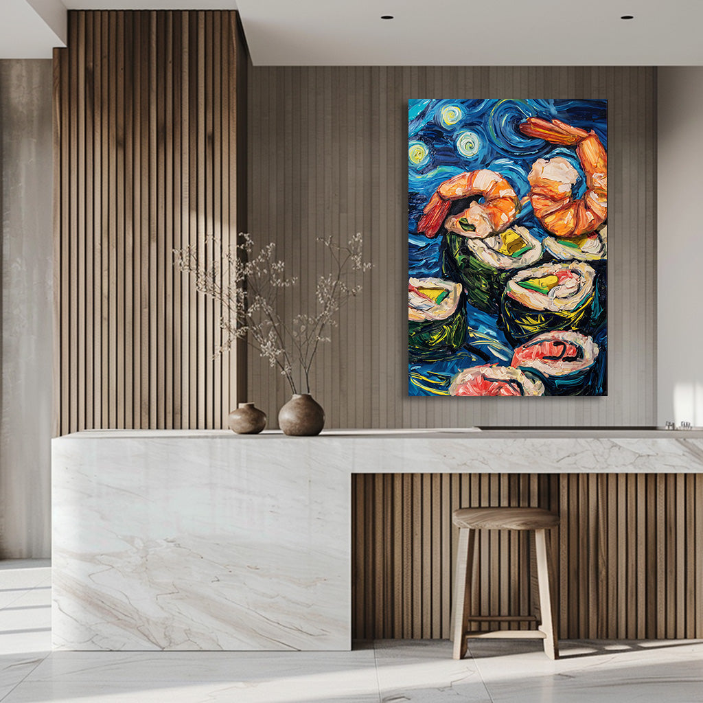 TABLEAU JAPONAIS COLORÉ