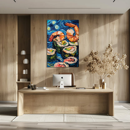 TABLEAU JAPONAIS COLORÉ