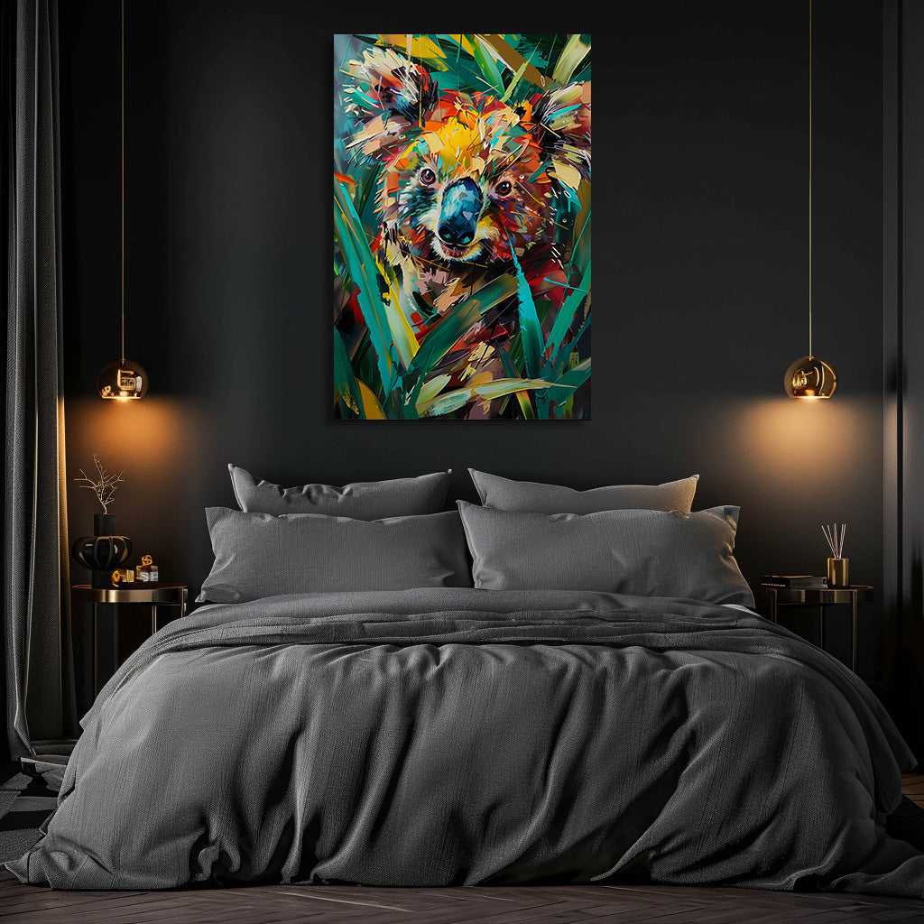 TABLEAU KOALA COLORÉ