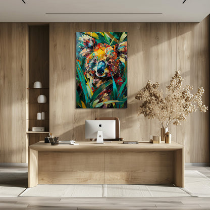 TABLEAU KOALA COLORÉ
