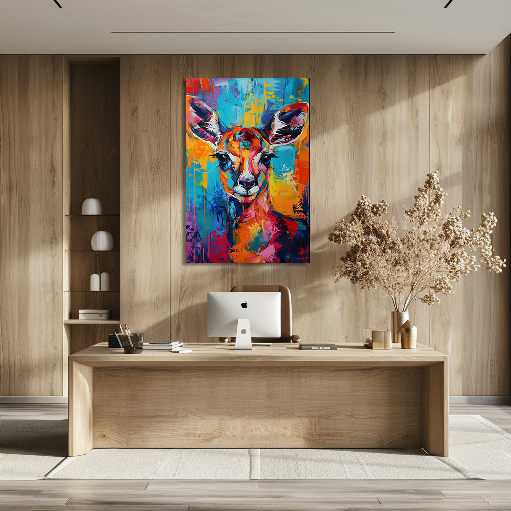 TABLEAU KANGOUROU STREET ART