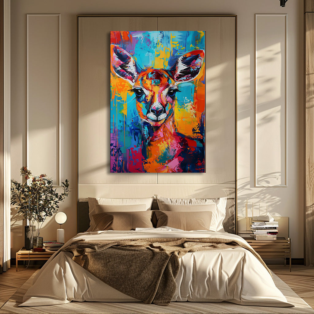 TABLEAU KANGOUROU STREET ART