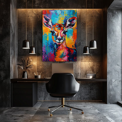 TABLEAU KANGOUROU STREET ART