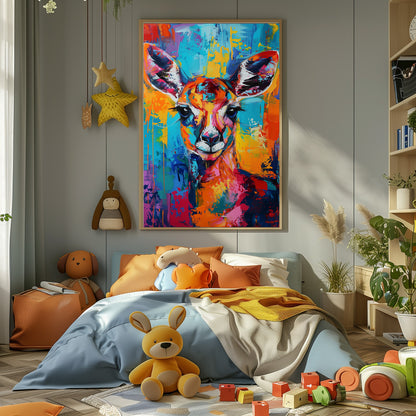 TABLEAU KANGOUROU STREET ART