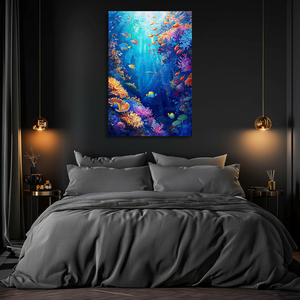 TABLEAU OCÉAN CORAIL