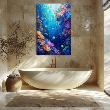 TABLEAU OCÉAN CORAIL