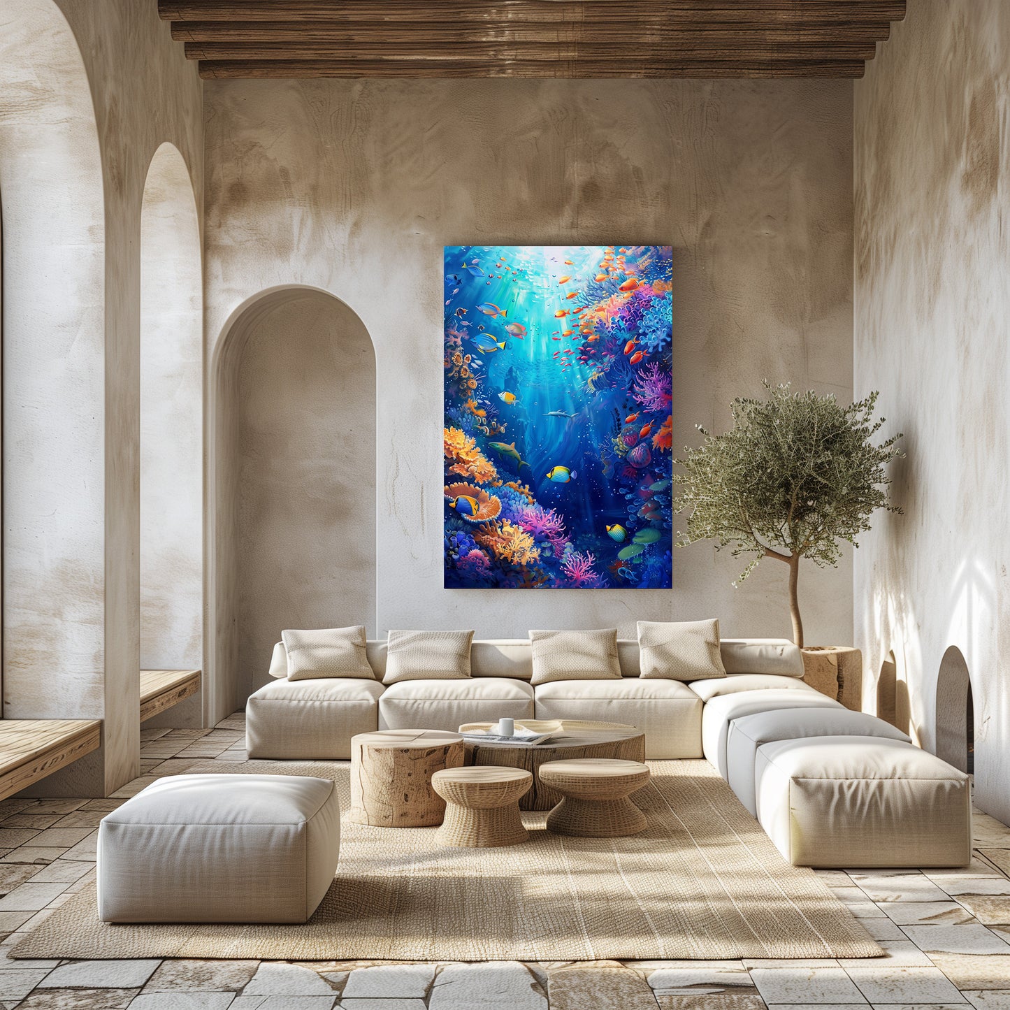 TABLEAU OCÉAN CORAIL