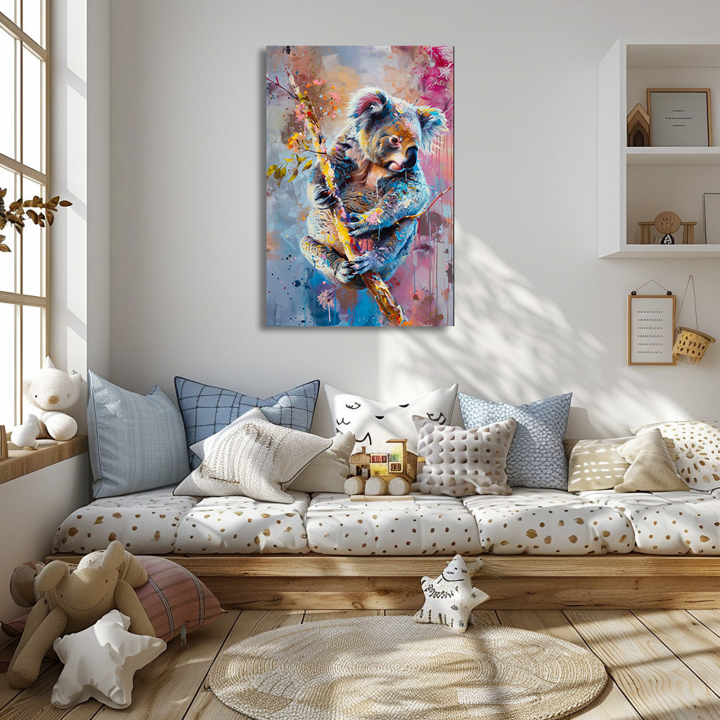 TABLEAU KOALA COLORÉ